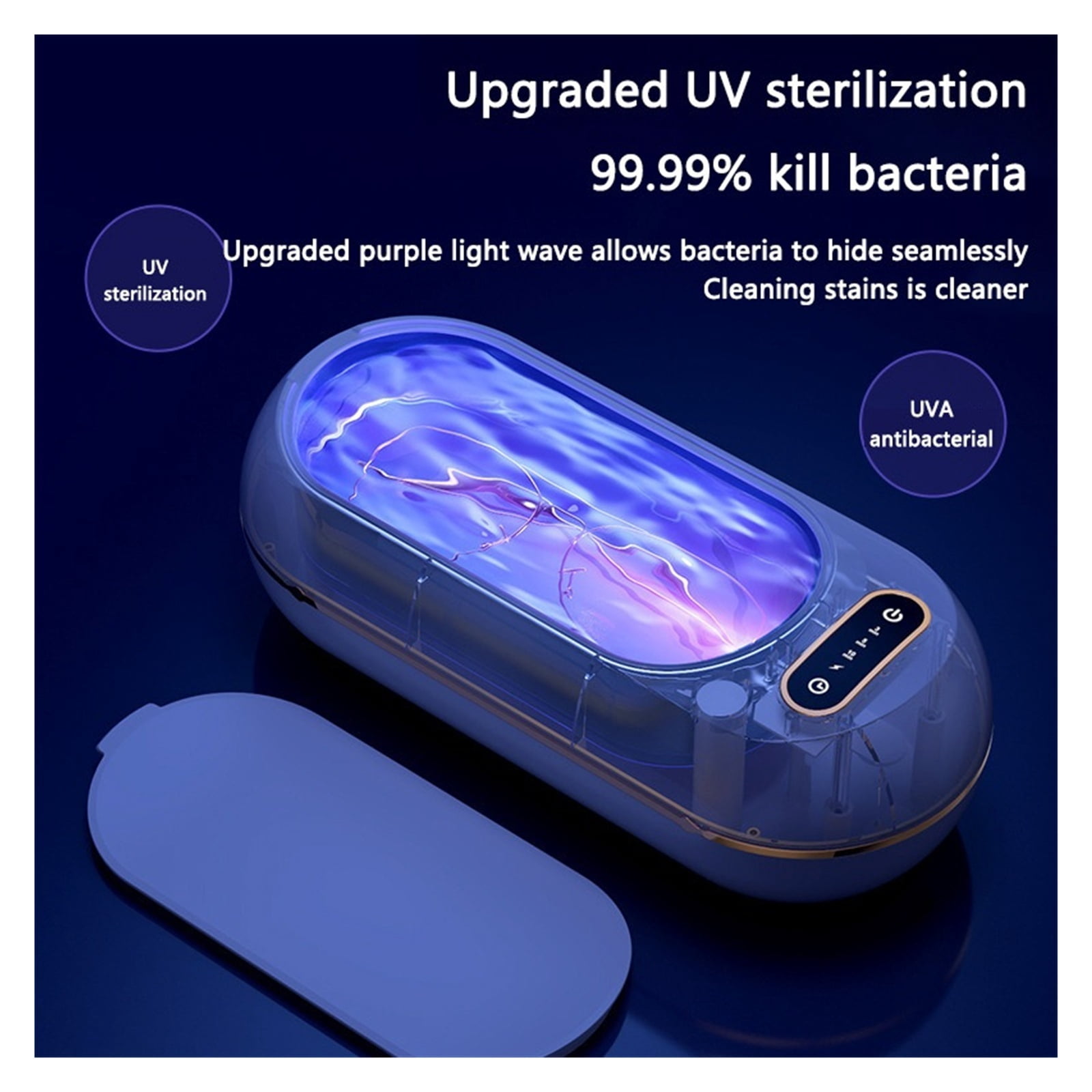 Multi-Function Electric Braces Box Invisible Retainer Denture Cleaning Machine Jewelry Cleaner