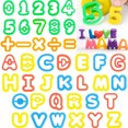 thumbnail image 1 of 41PCS Clay Mold Alphabet Numbers Symbol Dough Mold Dough Toy DIY Craft for Kids, 1 of 8