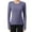 Purple, variant on Giftesty Women's Breathable Seamless Long Sleeve Top, Versatile Running Sportswear and Comfortable Yoga Exercise Wear