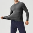 thumbnail image 2 of Qiggri Men's Lightweight Long Sleeve Workout Running T-Shirt Gym Tops Breathable Sports Baseball Undershirts, 2 of 7