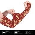 thumbnail image 3 of Lsque Golden Squirrels Holiday Cooling Arm Sleeves for Men & Women -Compression Sleeves to Cover Arms for Working,Sun Sleeves for UV Protection,Breathable, Moisture-Wicking, 3 of 8