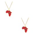 thumbnail image 3 of Youkk Stylish Accessory Morocco Map Flag Pendant Necklace Statement With Style Morocco Map Necklace Unique As Shown 2Set, 3 of 6
