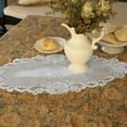 thumbnail image 2 of Heritage Lace VT-1224W-S 12 x 24 in. Vintage Rose Doilies, White - Set of 4, 2 of 2