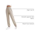 thumbnail image 4 of Pantalones Jogger CRZ YOGA SoftAura Modal de Cintura Alta Color Tan Talle XL, 4 of 5