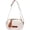 beige, variant on 1Pc Beige Multi Zipper Oxford Cloth Crossbody Shoulder Bag Daily Casual Use