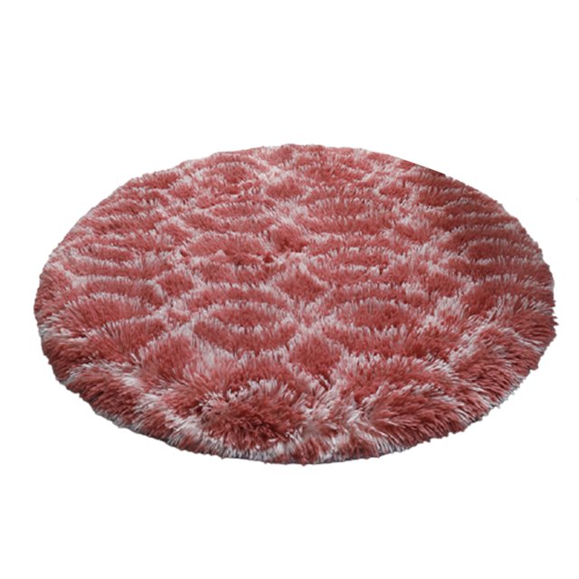 CAROOTU Tapis Rond Simple Doux Confortable Absorbant Antidérapant pour