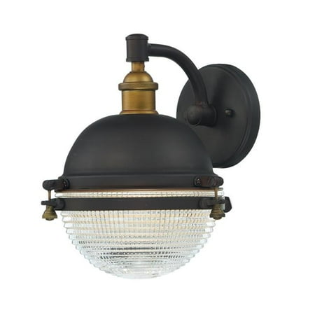 

Portside 1-Light Outdoor Wall Sconce Oil Rubbed Bronze & Antique Brass