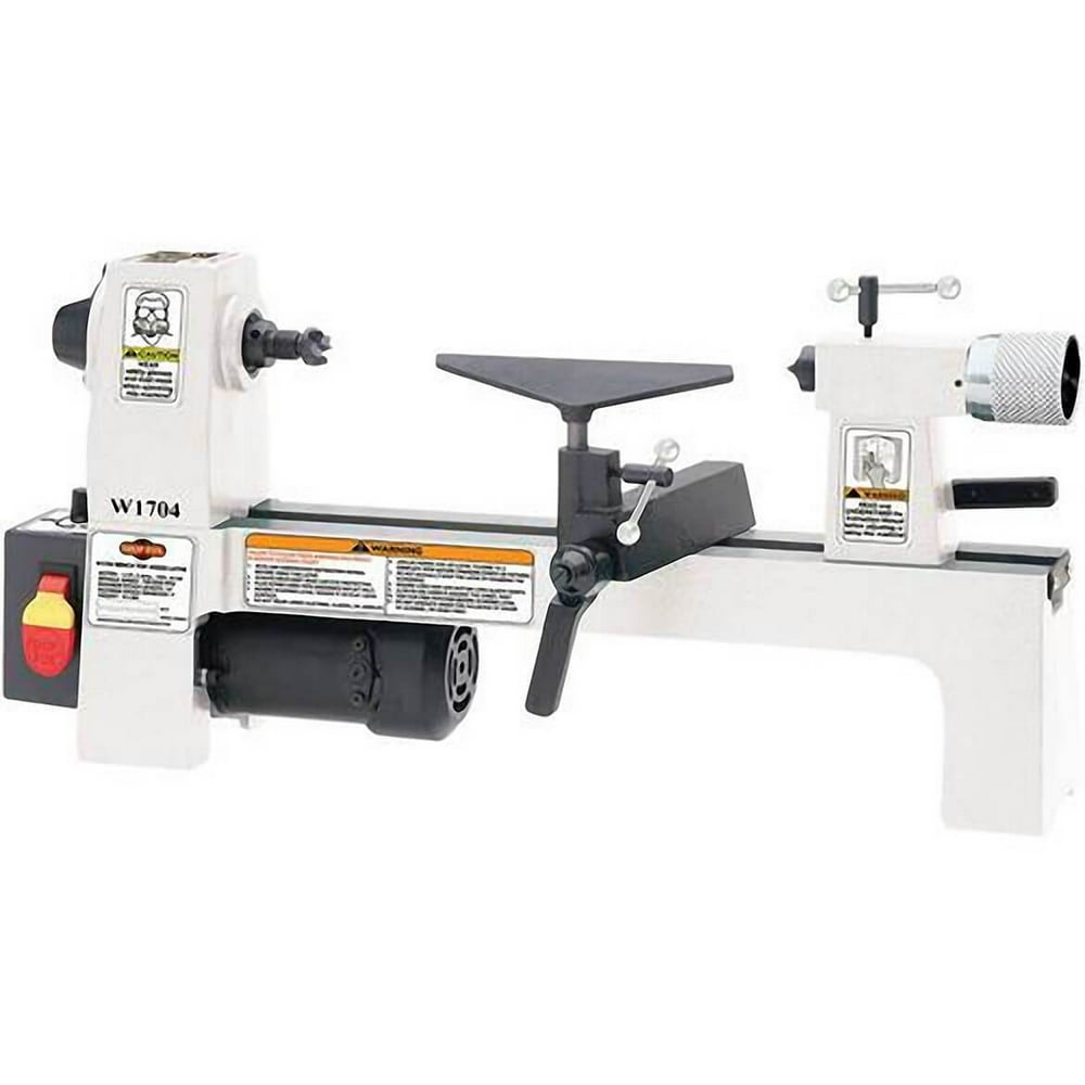 Shop Fox W1704 8X13" BenchTop Wood Lathe w/ Infinitely Variable Speed Control