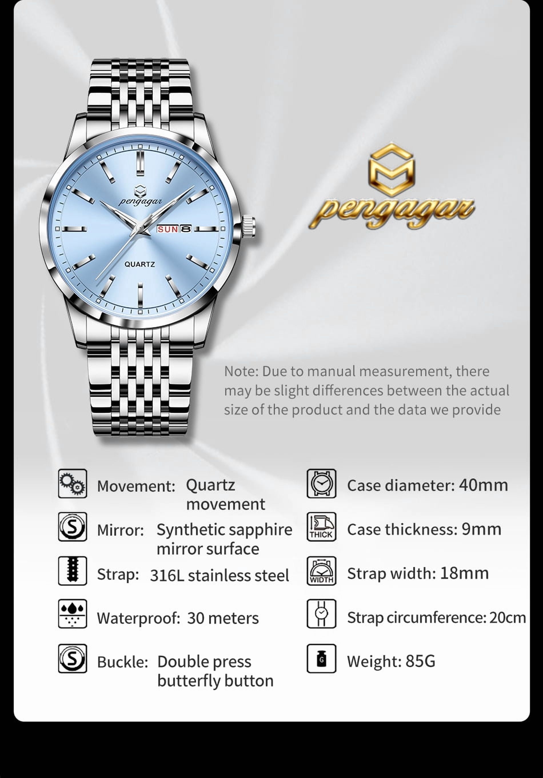 New Ultra-Thin Waterproof Quartz Watch for Men - Luminous, Business & Premium Style