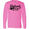 thumbnail image 3 of Inktastic Detroit 313 Long Sleeve T-Shirt, 3 of 5
