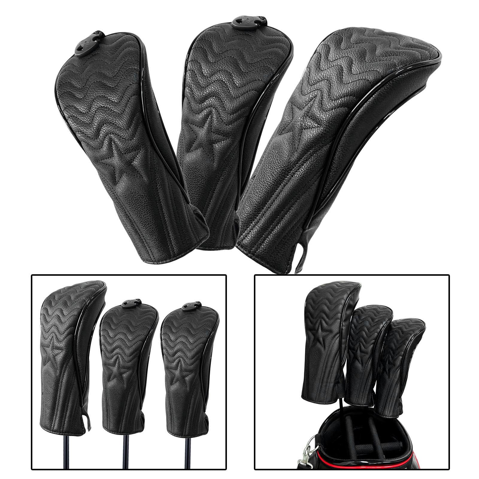 Axioma Golf Wood Headcover Drivers Covers Club Cover Equipment 3 Pieces Suit