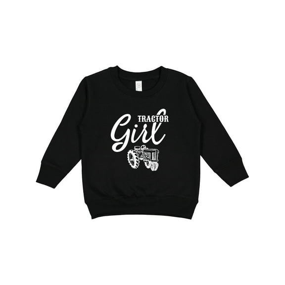 Inktastic Tractor Girl Toddler Sweatshirt