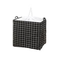 thumbnail image 1 of Bolsa de almacenamiento Ropa Organizador plegable Ropa de cama Manta Cajas de embalaje Organizador Ropa de juguete Multifunción Gran capacidad Almacenamiento y organización del hogar rejilla negra Injueey HA076775-02, 1 of 6