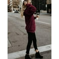 thumbnail image 5 of Laegsmetg Womens Fuzzy Hoodies Pullover Cozy Oversized Pockets Hooded Sweatshirt Athletic Fleece Hoodies, 5 of 6