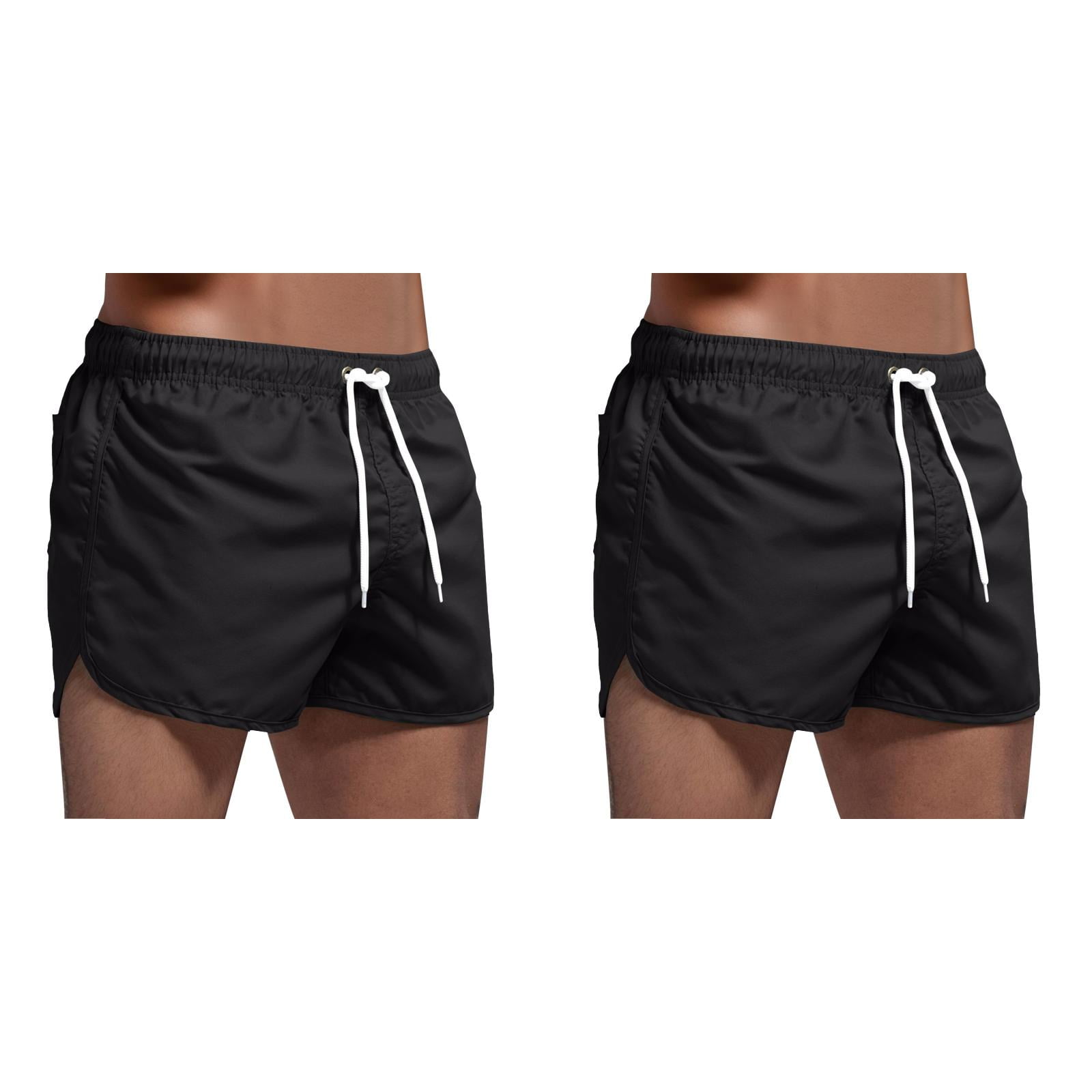 2024 - Pantalon D'été Surf Épissure Printemps Et Natation Et Plage Shorts De Bain Pour Hommes Short De Bain Pour Homme Long Maillot De Bain, Blanc, L