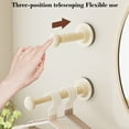 thumbnail image 4 of Space-Saving Extendable Hanger Organizer – Magnetic Laundry Closet Storage Rack for Washing Machines or Dryers (Pack of 2), 4 of 6