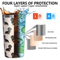 thumbnail image 3 of Cute Dachshund 10oz Tumblers Stainless Steel Tumbler with Lid and Straw,Vacuum Insulated Double Wall Travel Tumbler Cups with Cleaning Brush for Coffee, Tea, 3 of 4