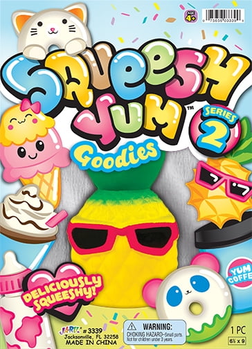 JA-RU Squeesh Yum Goodies Soft Rising Foam Play Food (Styles Will Vary), Novelty Toys