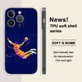 thumbnail image 1 of ¡Expresa tu personalidad con esta peculiar funda plateada mate con estampado gráfico para iPhone!, 1 of 4