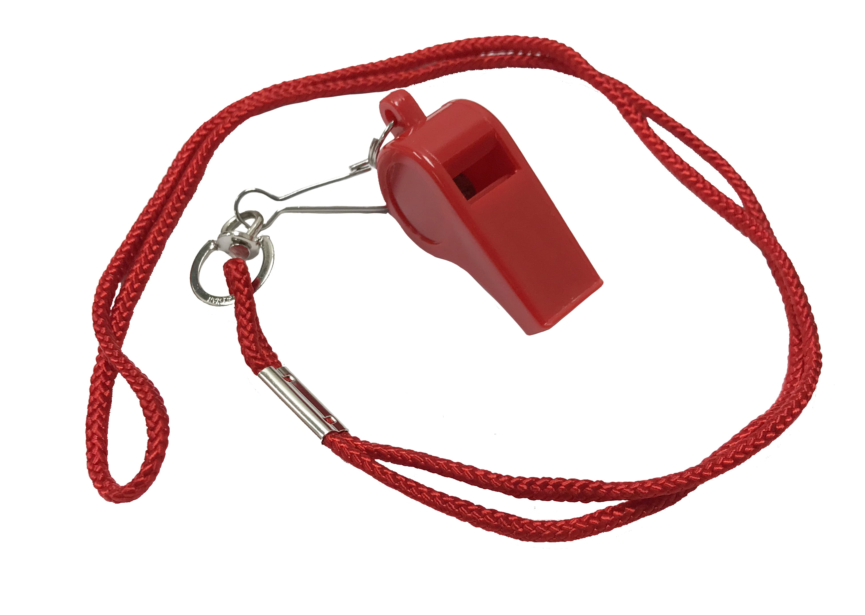 Ultra Loud High Pitch Red Plastic Whistle by Crown Sporting Goods for sale online