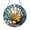 Acrylic 3.5 Inch, variant on Seashell with Pearl Stained Glass Window Hanging, Nautical Suncatcher Decor