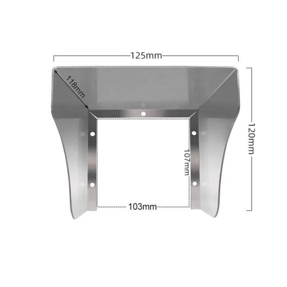 Stainless Steel Doorbell Rain Cover Outdoor Switch for Protection Socket