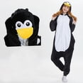 thumbnail image 3 of Kigurumi-Pijama de una pieza para hombre y mujer, ropa de dormir Unisex de franela, disfraz de Halloween y Navidad, Cosplay de Animal, Invierno, 3 of 4