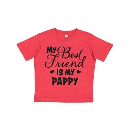 

Inktastic My Best Friend is My Pappy with Hearts Gift Toddler Boy or Toddler Girl T-Shirt