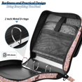 thumbnail image 4 of FORMRS Zipper Binder with Shoulder Strap 2-inch Ring 500 Sheet Capacity File Bag, Pink Floral Horses Pattern, 4 of 5
