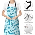thumbnail image 6 of Lsque Winter Warmth Blue Knitted Waterproof Apron Chef Aprons for Men Heavy Duty Chemical Work Apron Extra Long Grilling Aprons with Adjustable Bib Apron, 6 of 9