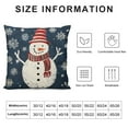 thumbnail image 5 of JEUXUS  Christmas Pillow Covers  Christmas Pillow Cases, Christmas Living Room Decor, Winter Pillow Covers, Christmas Tree Snowman Elk Santa Pillows Decorative Throw Pillows Cover, 5 of 5