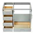 thumbnail image 2 of Ariel Stafford 42 Inch Single Sink Base Cabinet Right Offset In Grey, 2 of 9