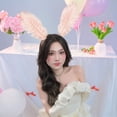 thumbnail image 7 of Hsqqdc Feather Champagne Butterfly Moth Antenna Headband Insect Hair Hoop, 1 Piece, 7 of 7