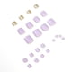 thumbnail image 4 of 1 juego de uñas postizas para uñas de los pies (JP1178) Ormromra CZMR-ZC94, 4 of 5