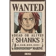 thumbnail image 4 of One Piece - Shanks Wanted Poster Wall Poster with Push Pins, 14.725" x 22.375", 4 of 4