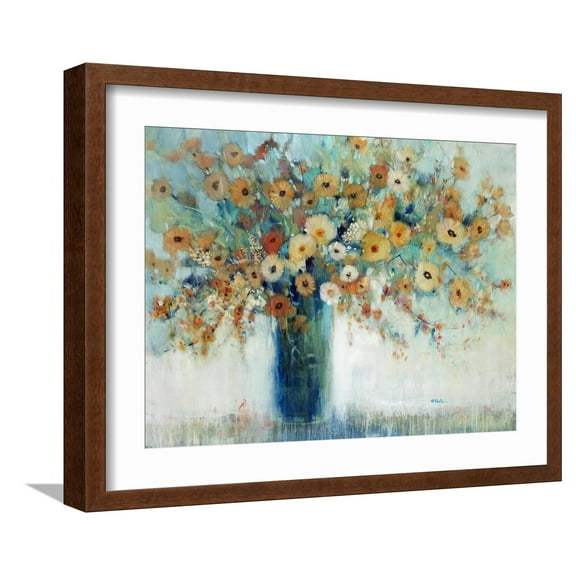 Art.com Mix Arrangement Giclee Print by Tim O'toole, Brown Frame Wall Art, 21" x 17"