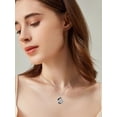 thumbnail image 3 of Dorunmo Compass Necklace 925 Sterling Silver I'd be Lost without You Celtic Knot Pendant with Black Crescent Moon Necklace 2026 Inspirational Graduation Nautical Compass Jewelry Gifts for Women, 3 of 6