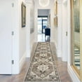 thumbnail image 4 of Washable Kitchen 2x10 Runner Rug: Non-slip Hallway Rugs Indoor Soft Low Pile Stain Resistant Carpet For Bedroom Entryway Ultra-thin Vintage Home Decor Floor Mat Bathroom (beige/blue/grey  2 X 10), 4 of 9