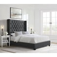 thumbnail image 5 of Picket House Furnishings Arden Queen Tufted Upholstered Bed in Charcoal, 5 of 8