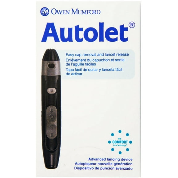 Owen Mumford Autolet Impression Advance Comfort Zone Lancing Device, 2-Pack