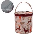 thumbnail image 2 of Plummer - Bolsa de tejer portátil para guardar hilados, proyectos sin terminar, agujas y otros accesorios., 2 of 5
