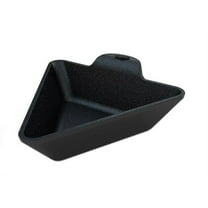 Lodge HMST Cast Iron Server, Seasoned Triangle Mini Single Dessert Appetizer Server, Black, 6.25 x 2.25 Inches