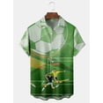 thumbnail image 1 of FUNIER Men Hawaiian Shirts Football Sport Printed Casual Shortsleeve Button-Down Hawaiian Shirts Casual Shirt Gift for Men, 1 of 5