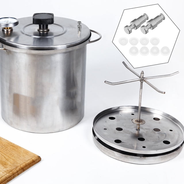 Raindrops 2Pcs Pressure Cooker Float Valve Replacement Parts Plated Silver Metal Ensuring Safe and Reliable Cooking