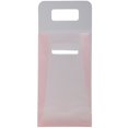 thumbnail image 2 of JAM Paper Frosted Lunch Bags, 4.75x8.25x2.5, Pink, 100/Pack, Medium, 2 of 2