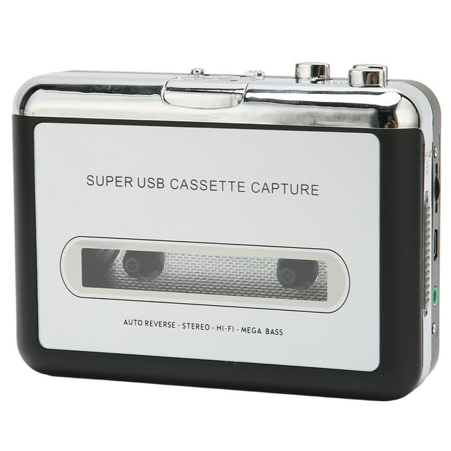 Cassette Player, Lecteur de Cassette USB Multifonction Compact 3.5MM pour Ordinateurs Portables