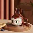 thumbnail image 2 of Taza perimetral de cerámica de la serie Monster Labubu 2024, nueva taza creativa 3D para leche, café, agua, oficina, hogar, regalos para festivales, 2 of 5