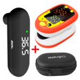 thumbnail image 1 of Oxímetro recargable por USB para niños, detector de saturación de yema del dedo, Clip de dedo inteligente, oxímetro LED portátil, Monitor de ritmo cardíaco, 1 of 4