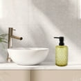 thumbnail image 2 of Unique Bargains 1 Pc Simple Cylindrical Soap Pump Dispenser for Bathroom 500ml Yellow Black, 2 of 6