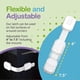 thumbnail image 2 of 6 Pack Adjustable Reusable Child Safety Latches and Latches, Door Window, Cabinet, Toilet and Fridge, Child Safety Latches with Adhesive Pads, White, 2 of 4